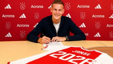 dies janse signing ajax contract